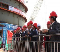 曾培炎同志視察三代核電自主化依托項目建設情況